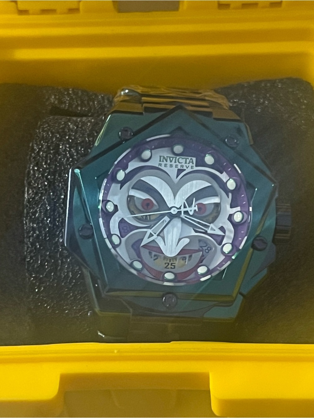 Invicta Reserve DC Comics Joker Limited Edition| 54mm |Swiss Ronda Z60 Movement - Picture 9 of 11